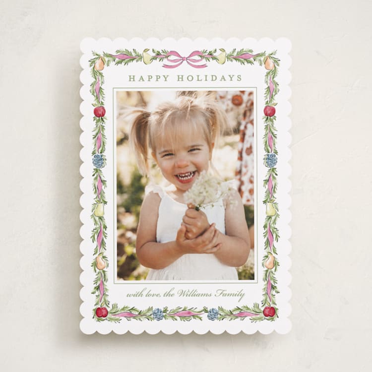 "Sugared Fruits" - Holiday Cards in Sugar Plum by Sarah Knight - Front