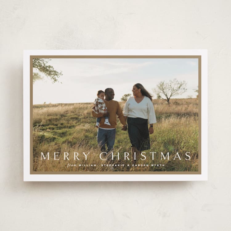 "Winds" - Holiday Cards in Cotton by Amy Kross - Front