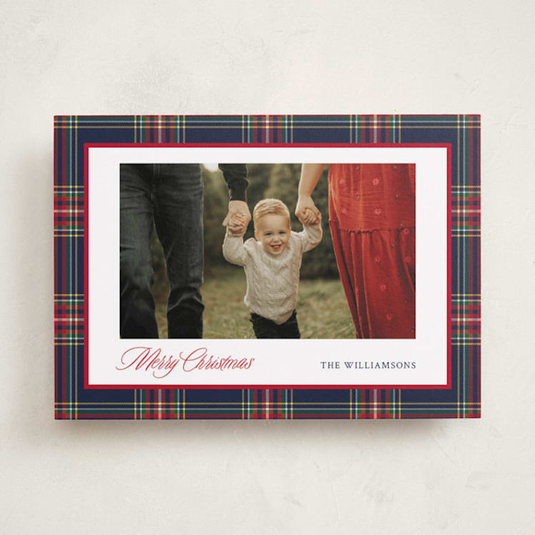 "Navy Baby" - Holiday Cards in Navy by Cindy Reynolds - Front