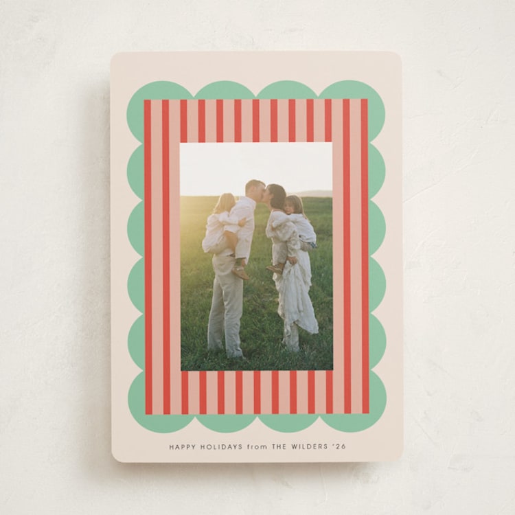 "Layered frame" - Holiday Cards in Mint Chip by Morgan Kendall - Front