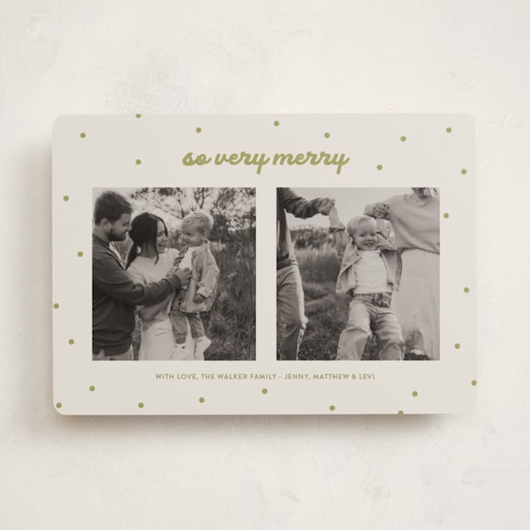"ember" - Holiday Cards in Fir by Kasia Labocki - Front