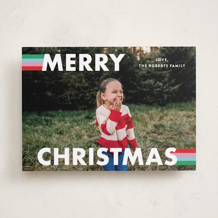 "Aprés" - Holiday Cards in Winter Brights by Megan Davis - Front