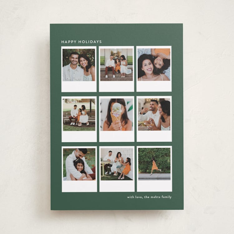 "Snapshot Stories" - Holiday Cards in Pine Tree by Lucrecia Caporale - Front
