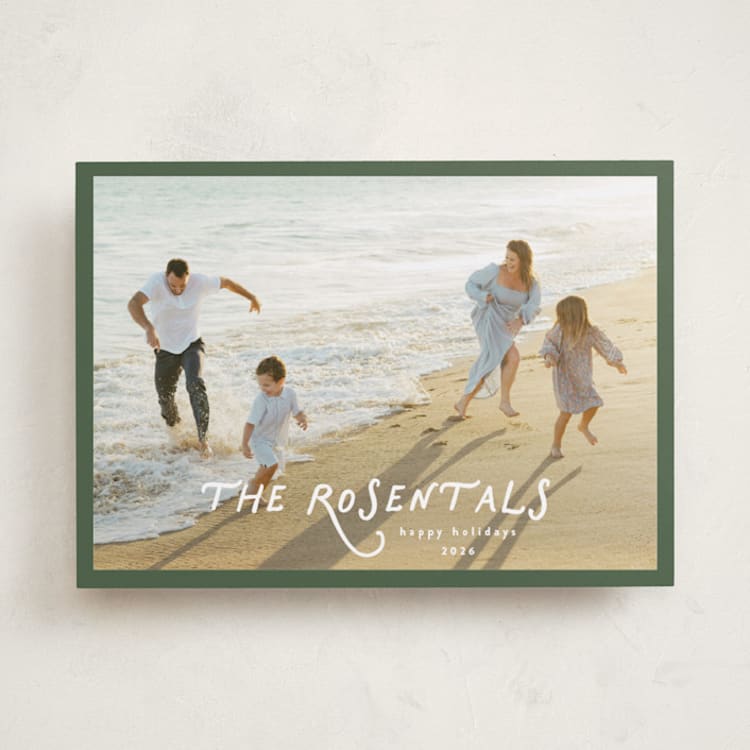 "The Family" - Holiday Cards in Pine by Tamara Hilje - Front