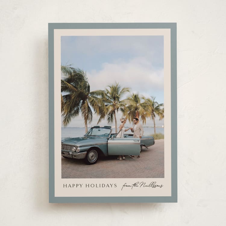 "Holiday Band" - Holiday Cards in Pool by Chris Griffith - Front