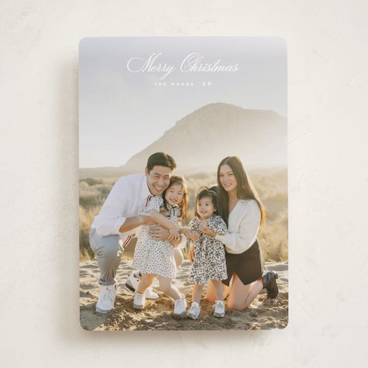 "Weston" - Holiday Cards in Cotton by Amy Kross - Front