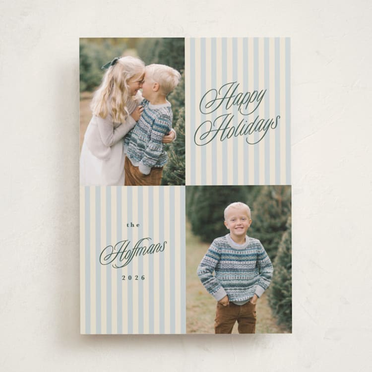 "Palmetto" - Holiday Cards in Boxwood by Kristie Kern - Front