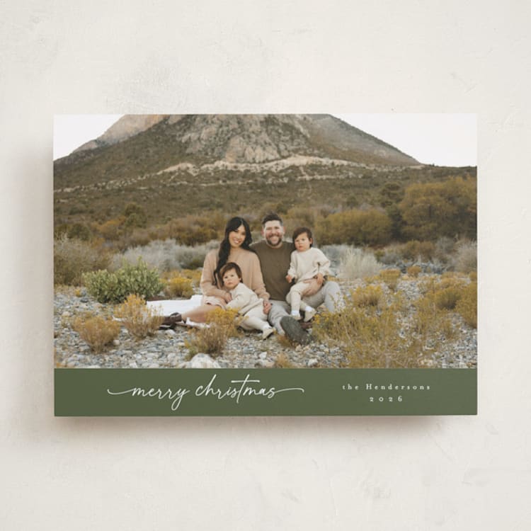 "modernist" - Holiday Cards in Forest by Christy Hy Lee - Front