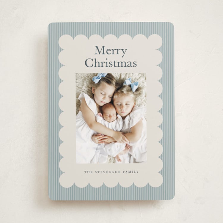 "Charm" - Holiday Cards in Sky by Nicoletta Savod - Front