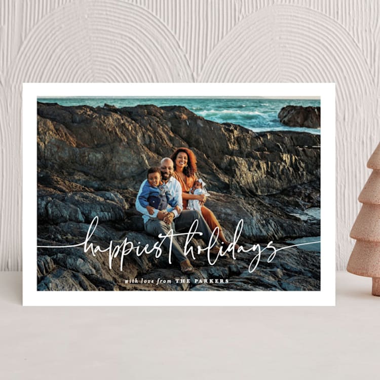 "Endless" - Holiday Cards in Snow by Sara Hicks Malone - Front
