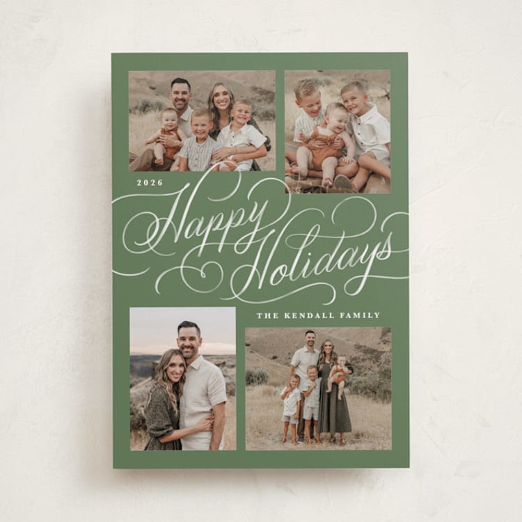 "Holiday Wash" - Holiday Cards in Fir by Kristen Smith - Front