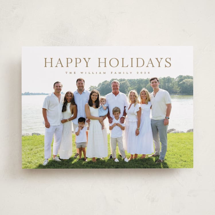 "together" - Holiday Cards in Vanilla by Christy Hy Lee - Front