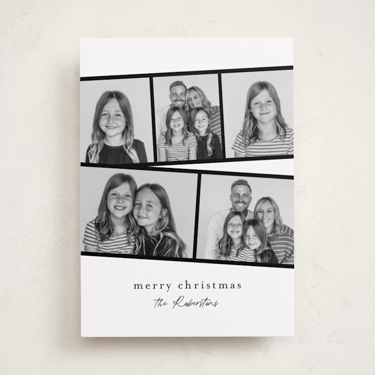 "Fancy Film" - Holiday Cards in Snowflake by Jessica Williams - Front