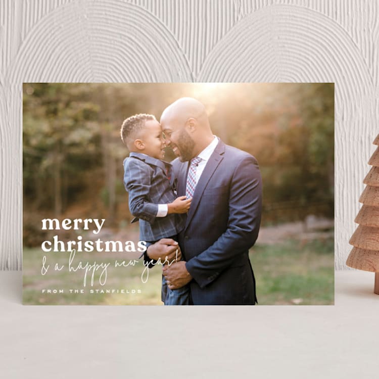 "newstand" - Holiday Cards in Snow by Sara Hicks Malone - Front
