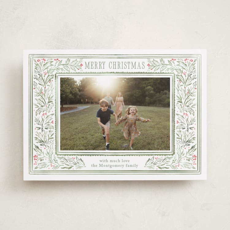 "Ornamental" - Holiday Cards in Garland by Petra Kern - Front