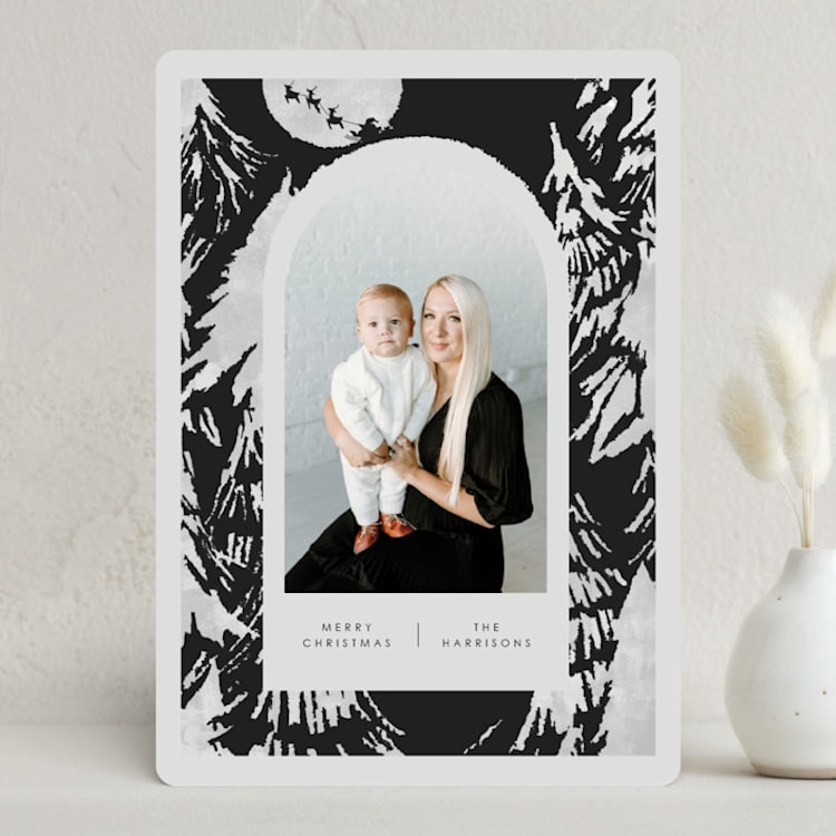 "Christmas Eve" - Holiday Cards in Midnight by Anna Joseph - Front