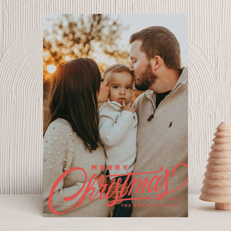 "slope" - Holiday Cards in Ruddy by Jill Means - Front