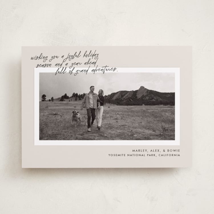 "Grand Adventure" - Holiday Cards in Pudding by Kayla King - Front