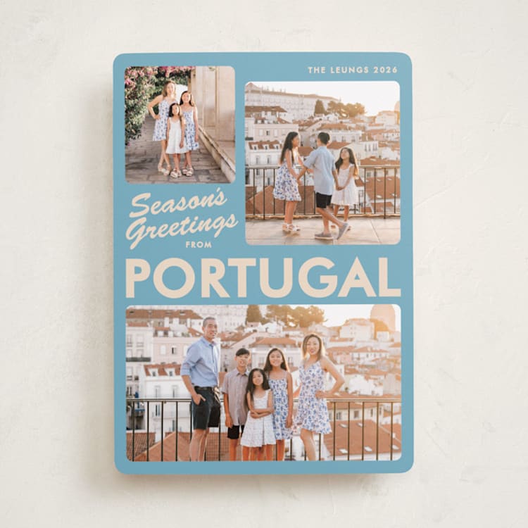 "from here" - Holiday Cards in Sea by Inkblot Design - Front
