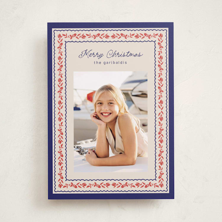 "Holiday Sea" - Holiday Cards in Marine by Chris Griffith - Front