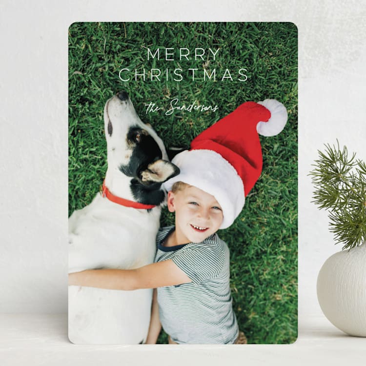 "Merriweather" - Holiday Cards in Snow by Annie Clark - Front