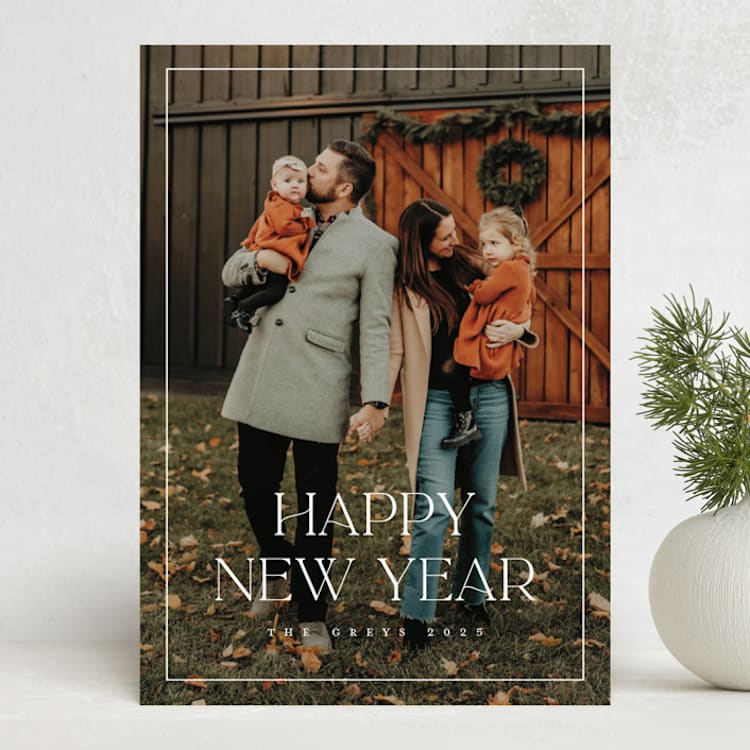 "Aria" - Holiday Cards in Snow by Snow and Ivy - Front