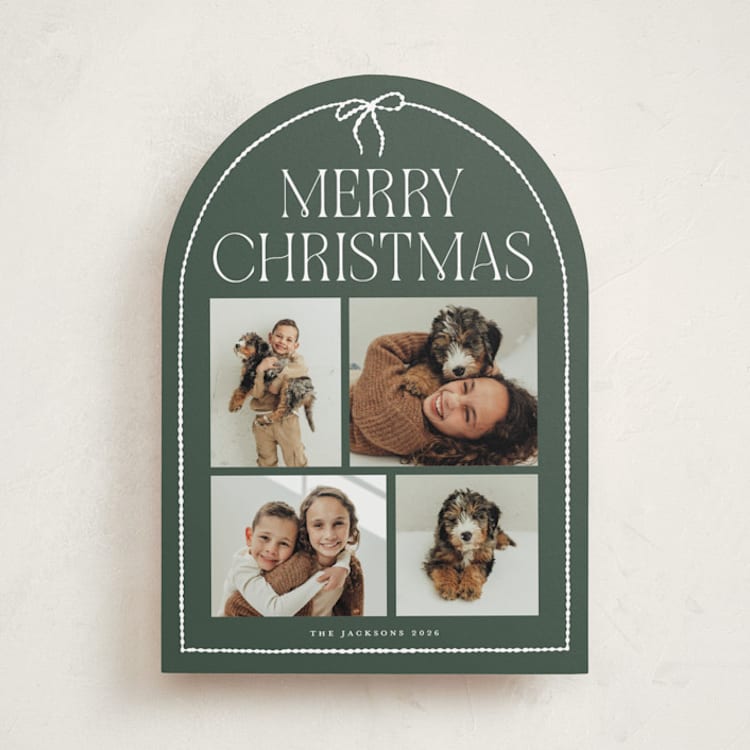 "frame bow" - Holiday Cards in Forest by Vivian Yiwing - Front