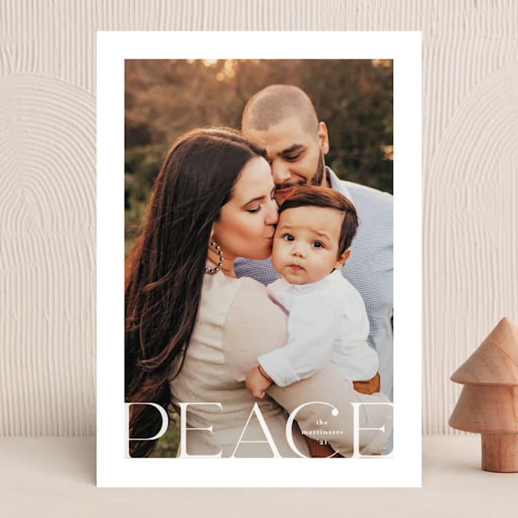 "Paloma" - Holiday Cards in Snowflake by Julie Murray - Front