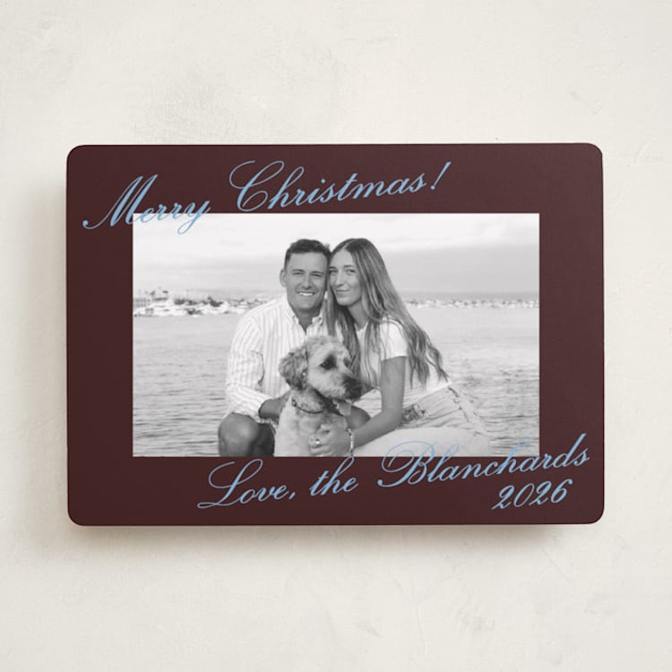 "Kiawah" - Holiday Cards in Cocoa by Megan Davis - Front
