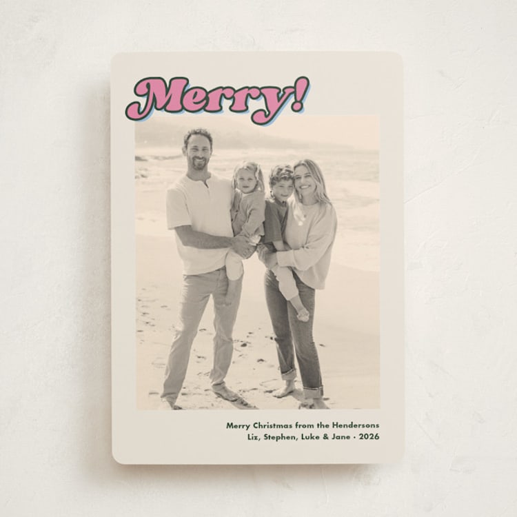 "Fleetwood" - Holiday Cards in Gumdrop by Megan Davis - Front