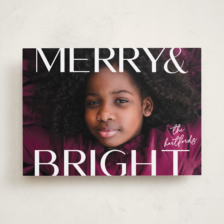 "Bright" - Holiday Cards in North Star by Susan Asbill - Front