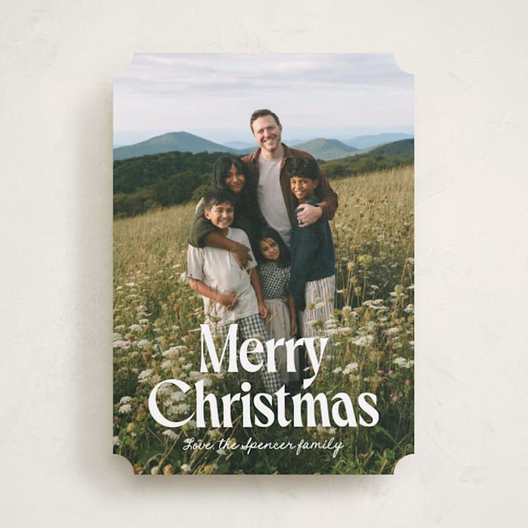 "The Joy of Us" - Holiday Cards in Frost by Yaling Hou Suzuki - Front