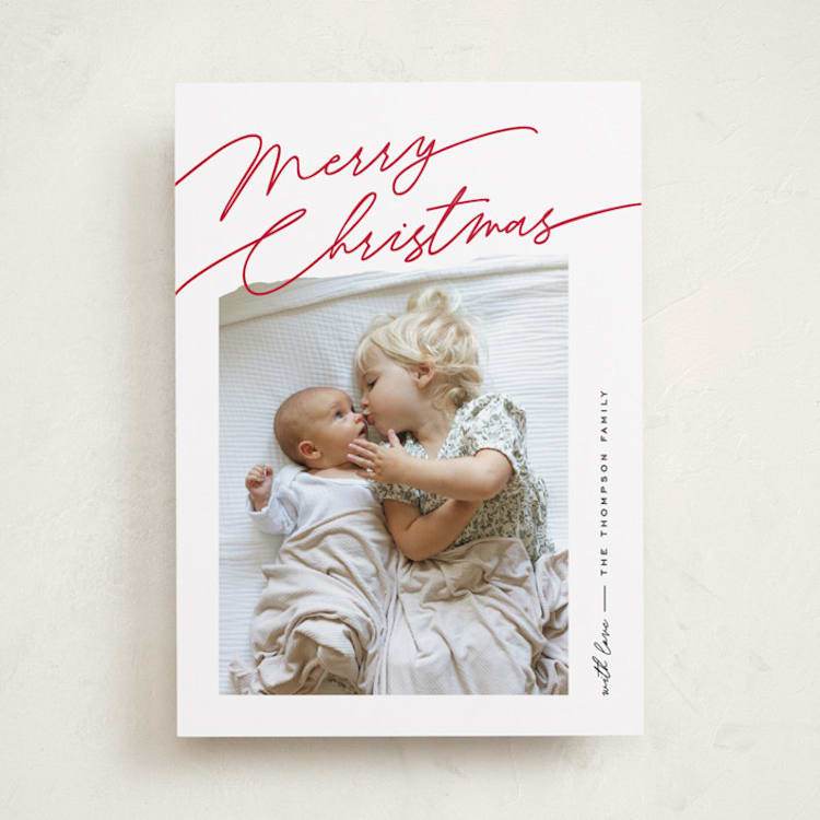 "Elements" - Holiday Cards in Holly by Pixel and Hank - Front