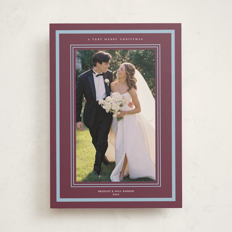 "Holiday Reverie" - Holiday Cards in Fig by Alston Foster - Front