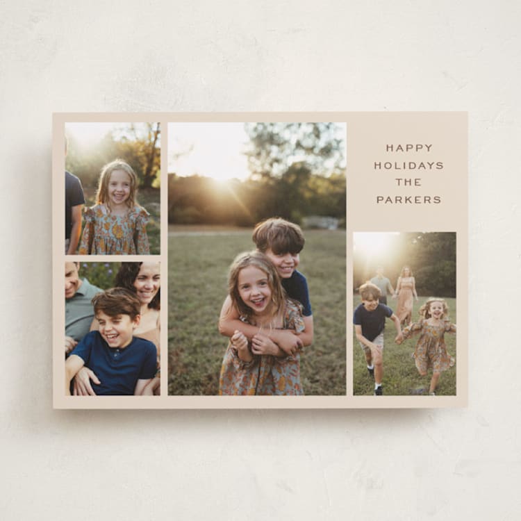 "Favorite Four" - Holiday Cards in Eggnog by Angela Thompson - Front