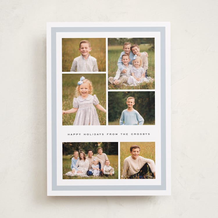 "Savannah Frame" - Holiday Cards in Ice by Olivia Kanaley Inman - Front