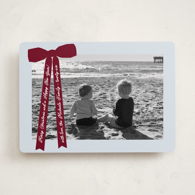 "Robin" - Holiday Cards in Mulled Wine by Pati Cascino - Front