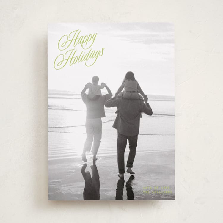 "neon vintage" - Holiday Cards in Mistletoe Glow by JoAnn Jinks - Front