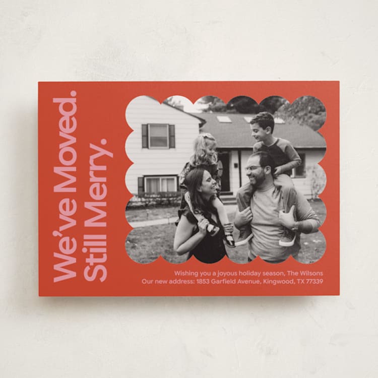 "Still merry" - Holiday Cards in Tomato by Inkblot Design - Front