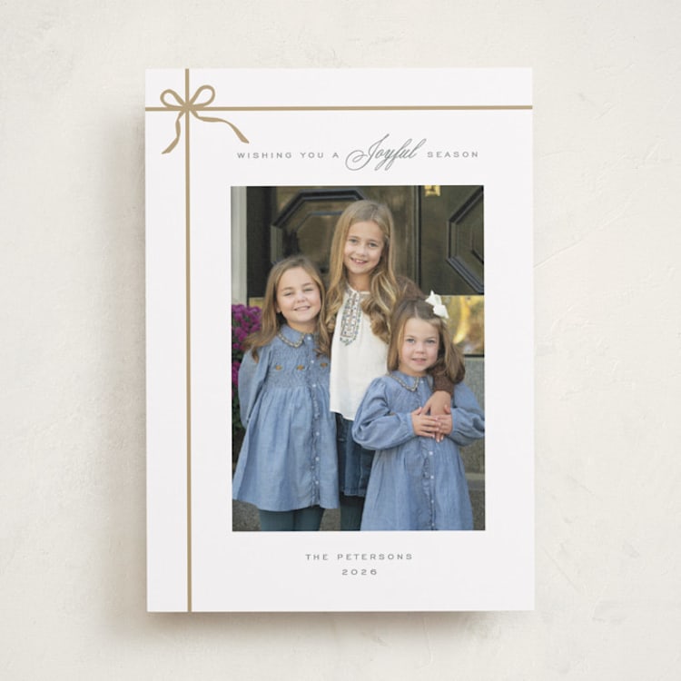"Gift" - Holiday Cards in Tinsel by Vanessa Doyle - Front