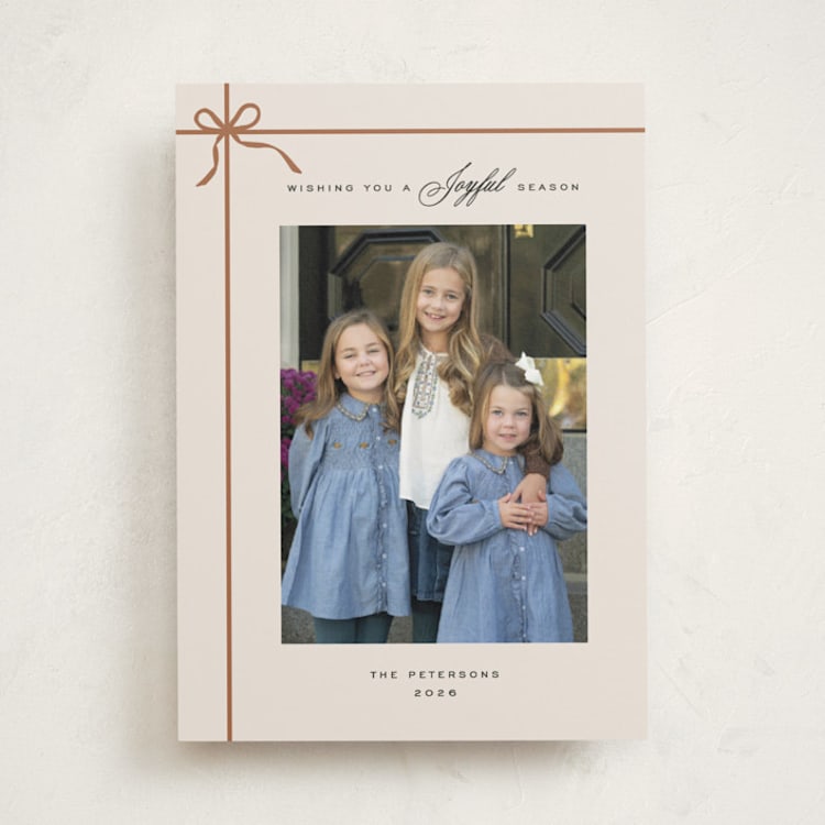 "Gift" - Holiday Cards in Vanilla by Vanessa Doyle - Front