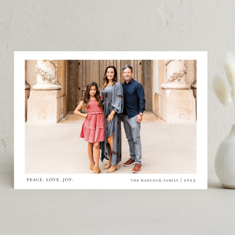 "Tiny Blessings" - Holiday Cards in Daisy by That Girl Press - Front