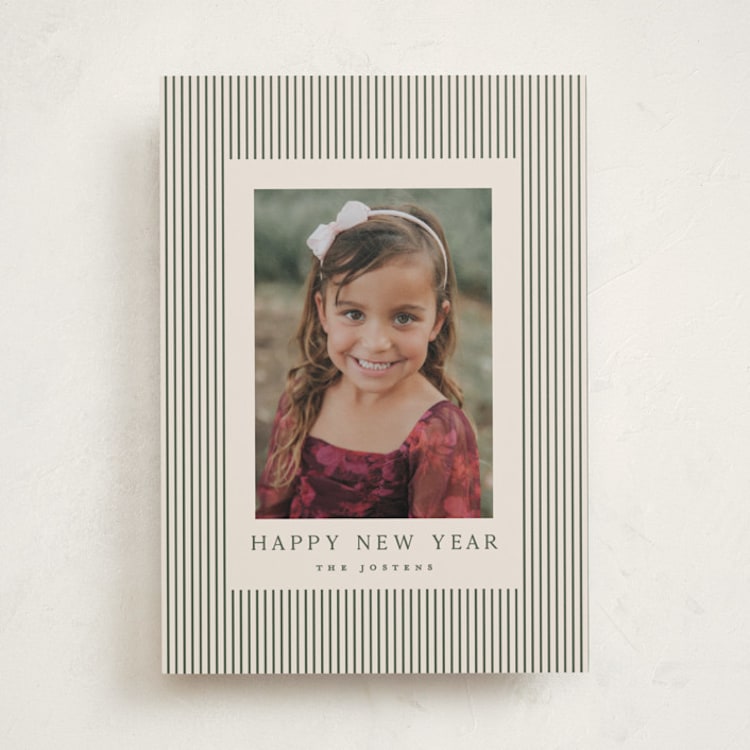 "The Prep" - Holiday Cards in Balsam by Kristie Kern - Front