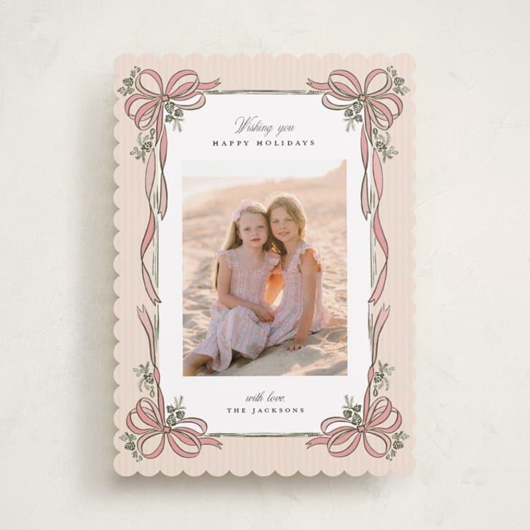 "Maison Ruban" - Holiday Cards in Ballet by Itsy Belle Studio - Front
