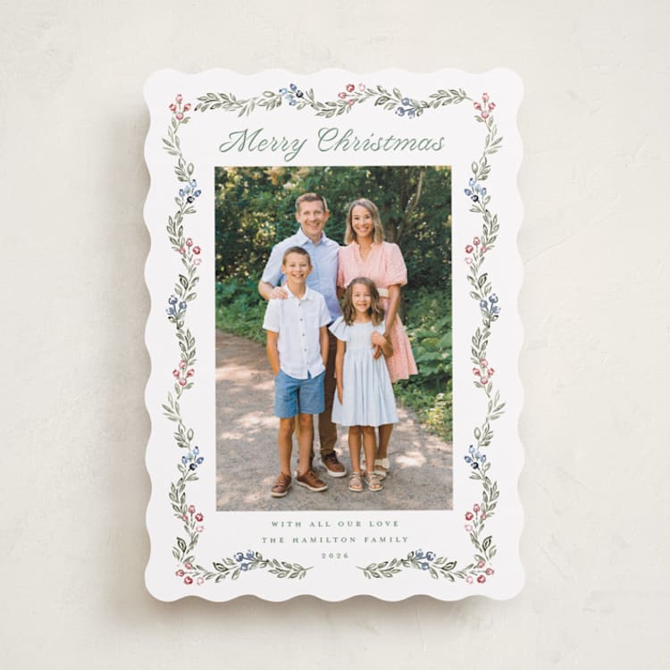 "Border Line" - Holiday Cards in Winter by Petra Kern - Front