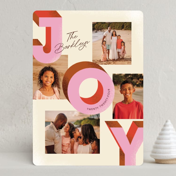 "Retro Pop" - Holiday Cards in Candy by Stacey Day - Front