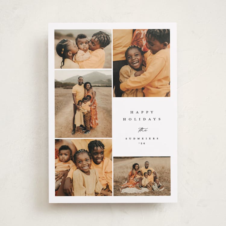 "photo surround" - Holiday Cards in Snow by Carolyn Nicks - Front