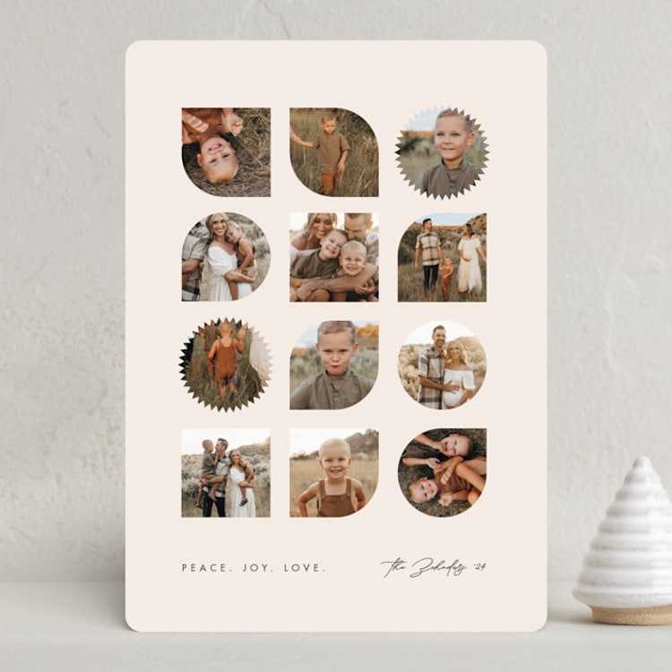 "Riddle" - Holiday Cards in Cream by Snow and Ivy - Front