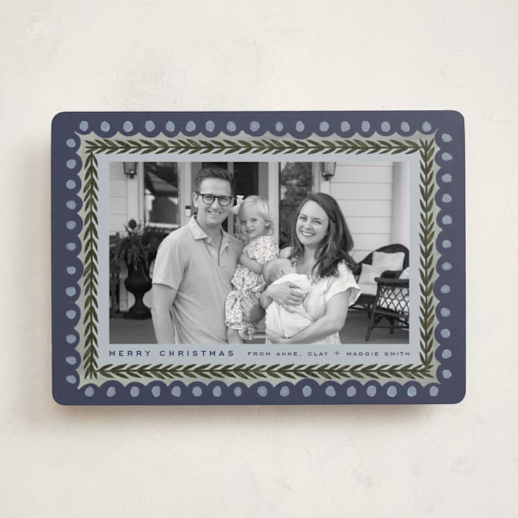 "Primary" - Holiday Cards in Juniper by Amy Kross - Front