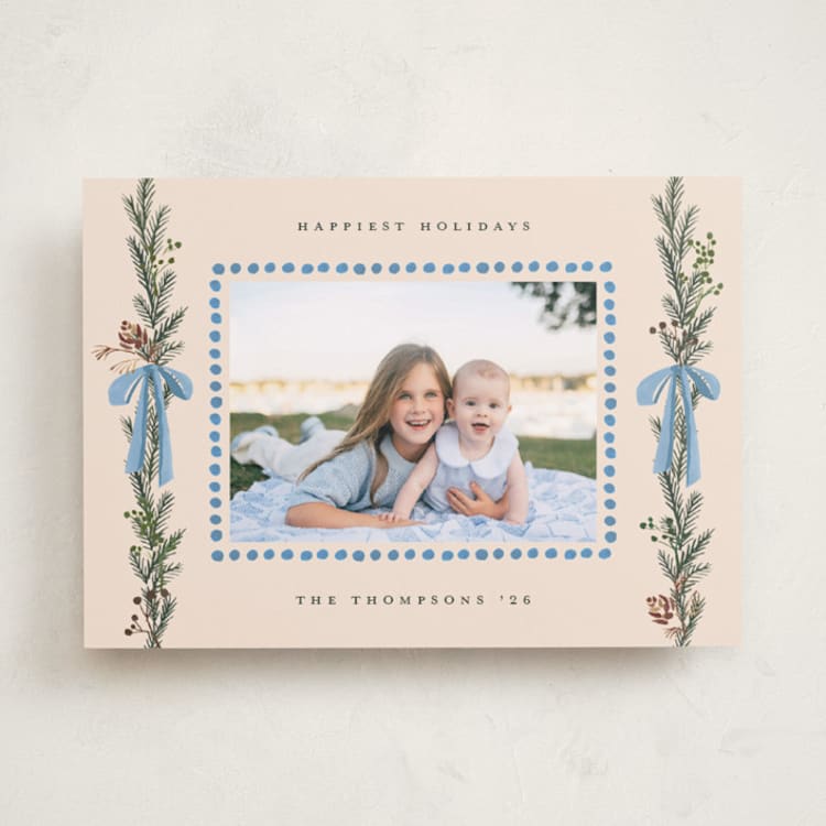 "Festive Sprigs" - Holiday Cards in Halo by Teju Reval - Front